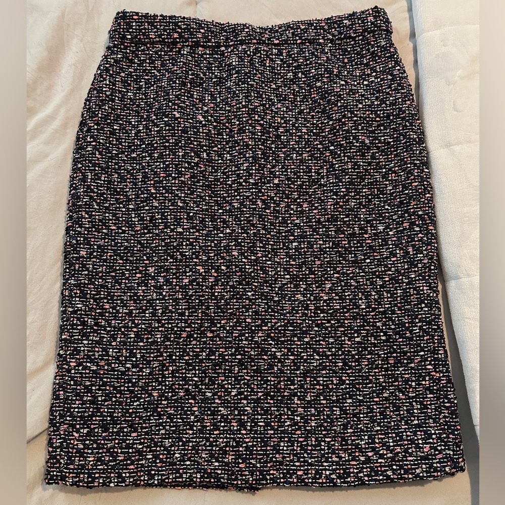 J. Crew tweed pencil skirt 4